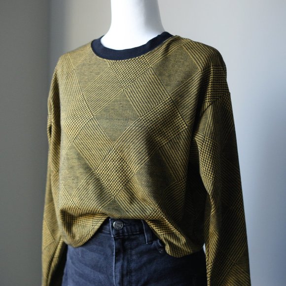 Forever 21 Contrast Trim Glen Plaid Top - Picture 2 of 6